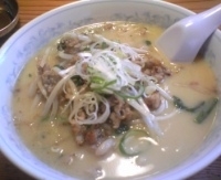 「味噌ラーメン並 餃子」@日の出製麺所の写真