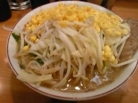 「小らーめん+コーン（ノーコール）」@ラーメン二郎 八王子野猿街道店2の写真