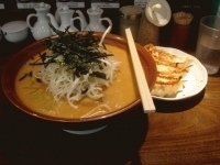 「Aセット（ごまみそ）」@らぁめん ひら石の写真