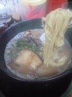 「老醤油+ごはん」@博多とんこつ 天神旗の写真