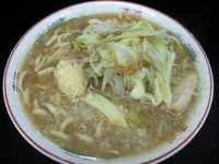 「小ブタ ニンニク カラメ やさい」@ラーメン二郎 鶴見店の写真