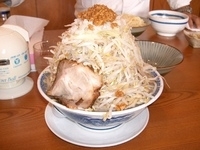 「ふじ麺中盛野菜タワー」@常勝軒 伊勢崎総本店の写真