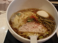 「海老そば味玉入り850円」@二代目 海老そば けいすけ 高田馬場本店の写真