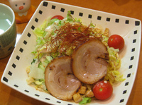 「サラダ麺 700円」@麺一真の写真