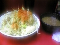 「つけ麺+全増し」@ラーメン二郎 大宮店の写真