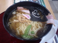 「那須豚ベーコンラーメン」@らーめん さのや 東北自動車道下り佐野SA店の写真