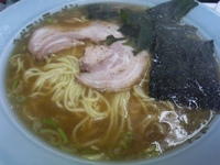 「ラーメン500円+セット餃子&ごはん250円」@ラーメンショップ 花輪店の写真