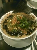 「黒柳らーめん（中太麺）+替玉」@九州大牟田ラーメンきらら 五反田本店の写真