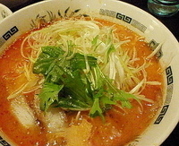 「ピリ辛とんこつネギラーメン、餃子」@熱烈中華食堂 日高屋 阪急大井町ガーデン店の写真