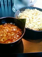 「つけ麺中盛り【700円】」@つけ麺屋 おやじの写真