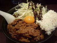 「カレーラーメン1000円+大盛り無料」@麺屋武蔵 武仁の写真