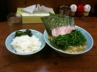 「ねぎらーめん」@横浜ラーメン 武蔵家 成増店の写真