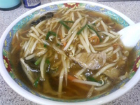 「サンマーメン750円」@おかだや 下町ラーメンの写真