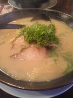 「とんこつラーメン」@九州ラーメン てっぽうやの写真