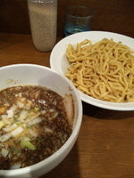 「強麺のつけ麺大盛【1000円】」@こだわる味噌らーめん 極の写真