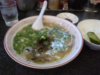 「豚骨ラーメン630円」@ラーメン亀之介の写真