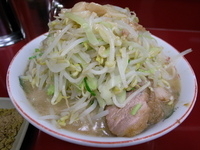 「ラーメン（ニンニク、ヤサイ、アブラ）+和っカレー」@ラーメン二郎 相模大野店の写真