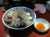 「油そば（脂少な目,ニンニク）」@麺香房 暖々の写真