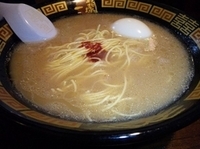 「らーめん（麺硬め&こってり）」@一蘭 熊本下通り店の写真