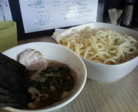 「塩煮干つけめん 大盛」@菜の写真