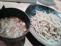 「醤油つけ麺カタメ+油ソバの麺（浅草開花楼）にチェンジ」@つけ麺 なかむらの写真