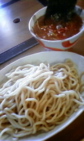 「塩つけめん」@らーめん マル汁屋の写真