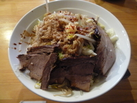 「森三朗+チャーシュー増し+野菜増し増し+ニンニク」@幻の中華そば加藤屋 にぼ次朗の写真