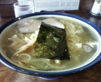 「鶏清湯ラーメン塩 大盛」@つけ麺 目黒屋の写真