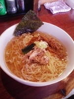 「自然洞ラーメン（白）」@自然洞 麺舗の写真