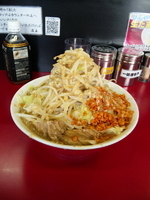 「ラーメンヤサイアブラカラアゲ【680円】」@千里眼の写真