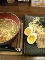 「伊勢海老のつけ麺（味玉トッピング）」@麺家 半蔵の写真