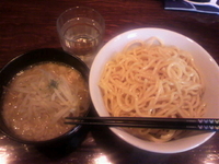 「つけそば￥750めん大盛（400g）￥100」@ねじ式の写真