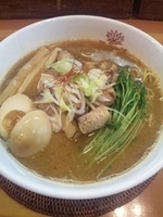 「濃いめ焼き干し（味噌・味玉トッピング）」@らぁめん 翠蓮の写真