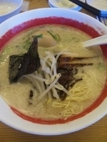 「とんこつあっさり味（味玉は携帯クーポン使用）」@ラの壱 鳴海店の写真