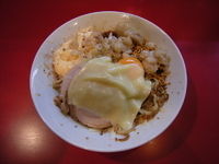 「特製まぜそば」@ジャンクガレッジ 東大宮店の写真