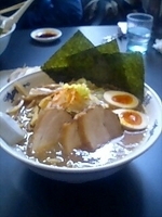 「特製ラーメン（大盛り300g）/900円」@雷神麺屋の写真