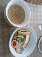 「煮干の塩つけめん」@幻の中華そば加藤屋 県庁前もり〜んの章の写真