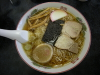 「十文字中華そば（中盛）」@名代十文字中華そば 嶋田屋の写真