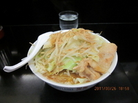 「えび郎（普通、野菜増し、魚粉）」@潮中華 KAZEの写真