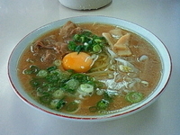 「中華そば+生卵」@中華そば いのたに 本店の写真