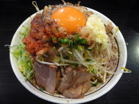 「【限定】たっぷりもやしと味付け背アブラの醤油ラーメン」@麺屋 はなび 高畑本店の写真