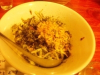 「汁無し坦々麺」@湯麺 破天荒の写真