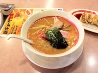 「醤油とんこつらーめん」@幸楽苑 千葉中央店の写真