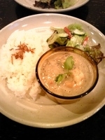 「エビのグリーンカレー」@naruco cafeの写真