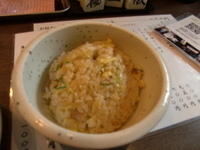 「半チャーハン」@彩色ラーメン きんせい 高槻駅前店の写真