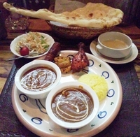 「ランチスペシャルセット（チキン、キーマ）」@ガルワールキッチンの写真