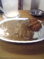 「大辛大盛メンチカツカレー[990円]」@ジャンカレー 東陽店の写真