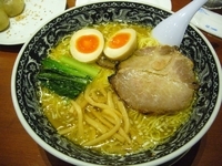 「味玉ラーメン 塩 大盛」@中村屋@WeST PArK CaFE レイクタウンアウトレットの写真