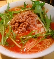 「トマトラーメン（季節限定）（650円）」@麺や のかぜの写真