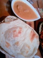 「チキンカレーとタンドリーチキン」@インド亭 神戸駅前店の写真